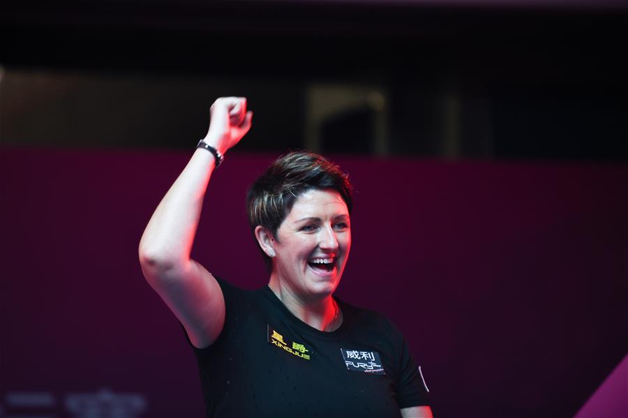 台球—世界女子9球锦标赛：英国选手凯莉·费雪夺冠