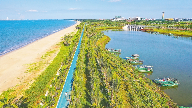 秀丽海岸线 亮丽风景线