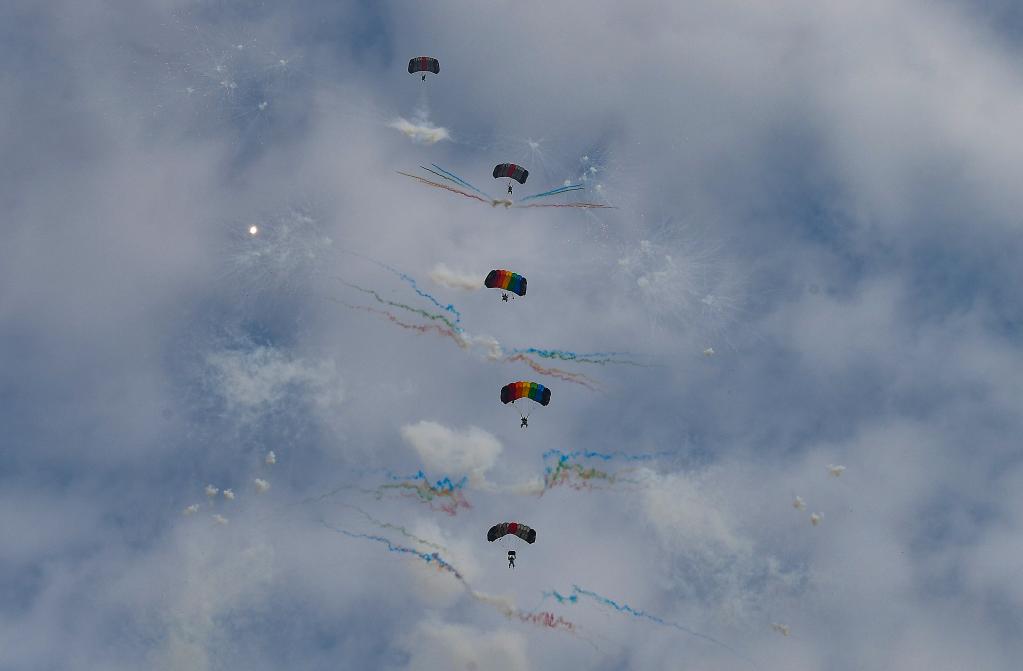 2022年全国跳伞冠军赛在海南万宁举行