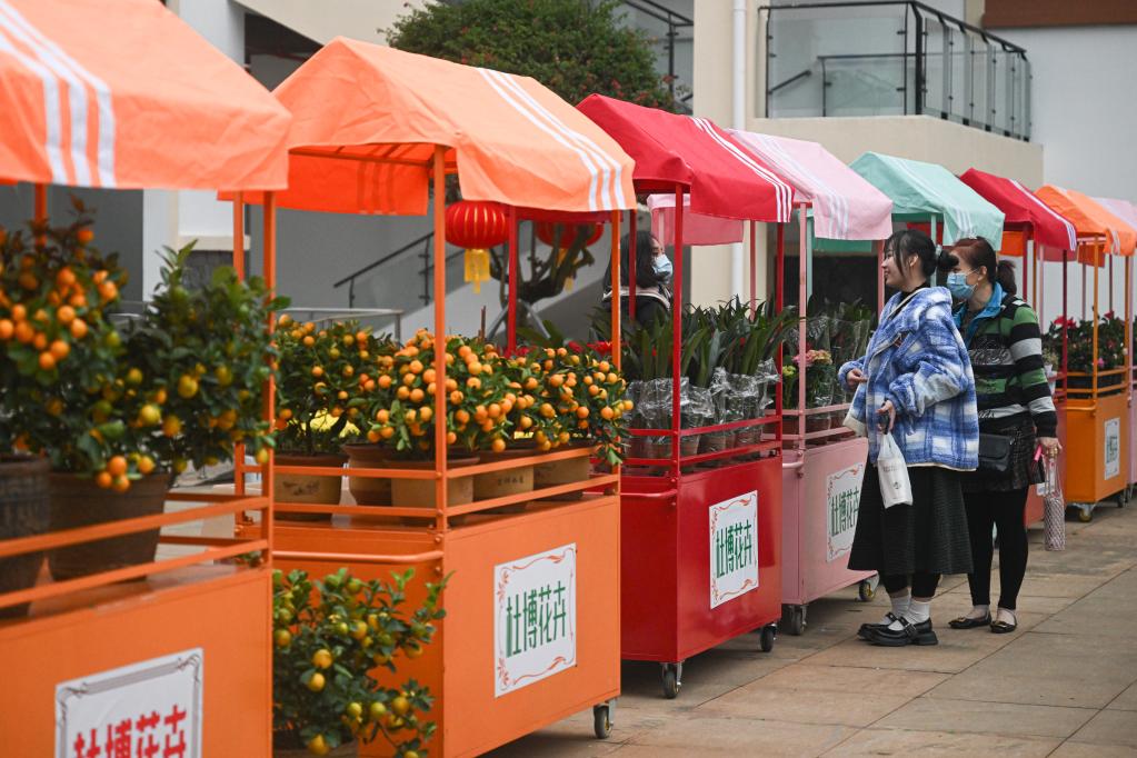 新华全媒+｜海南热带花卉交易（拍卖）市场开业运营